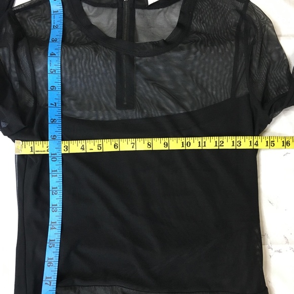 Bcbgmaxazria Sheer Paneled Body Con Dress NWT - Picture 7 of 7